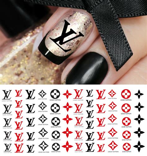 louis vuitton stickers for nails|louis vuitton nail transfers.